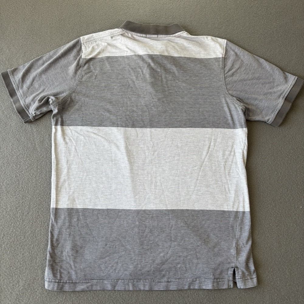 LRG Clothing Equipment Mens Polo Size M VTG Y2K Skate‎ Colorblock Striped 2000s - Picture 11 of 11